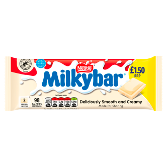 20 x Milkybar White Chocolate Sharing Bar - 90GM