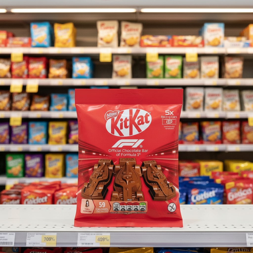 12 X Kitkat Icon F1 Pouch Bag - 55Gm