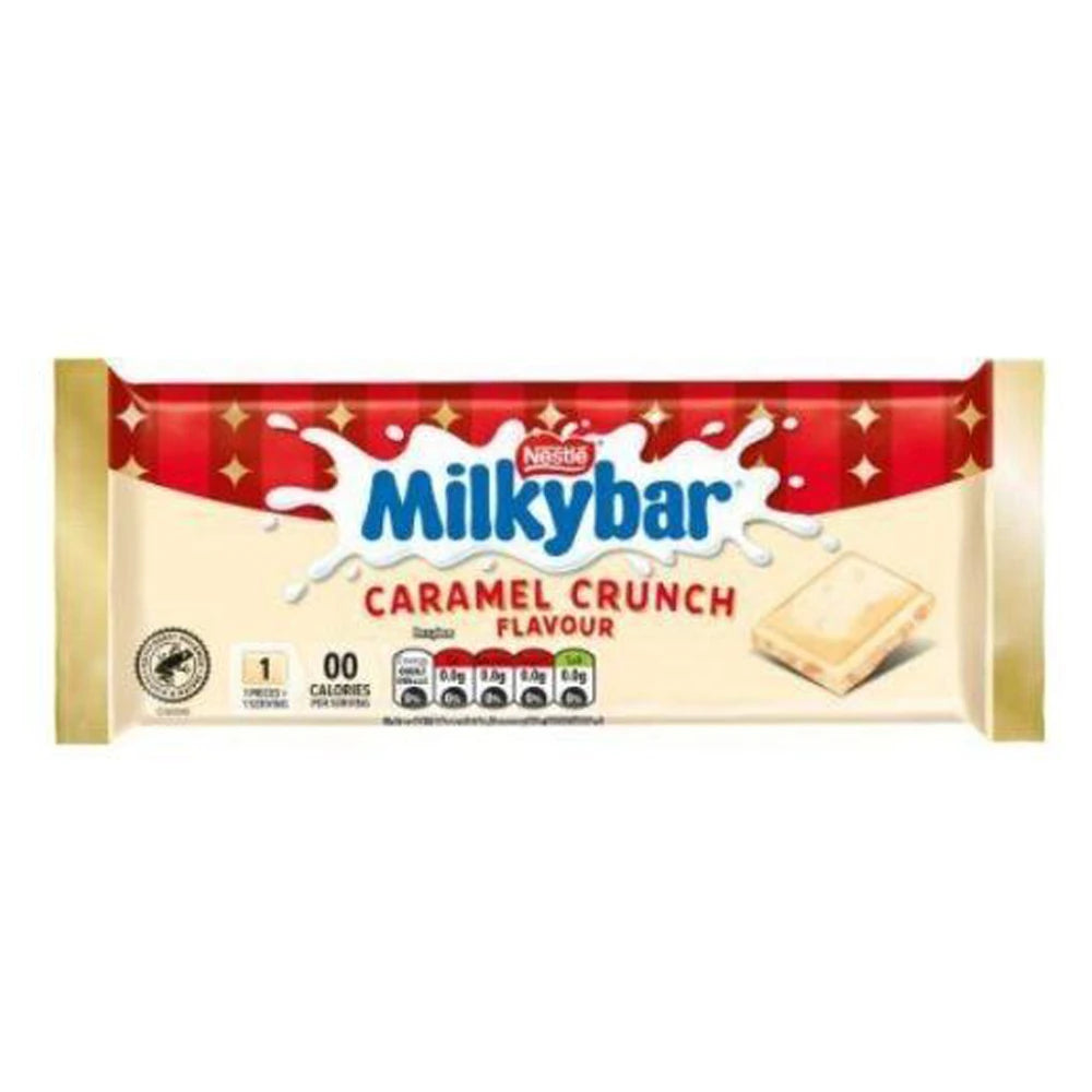 20 X Milkybar Caramel Christmas Block - 90Gm