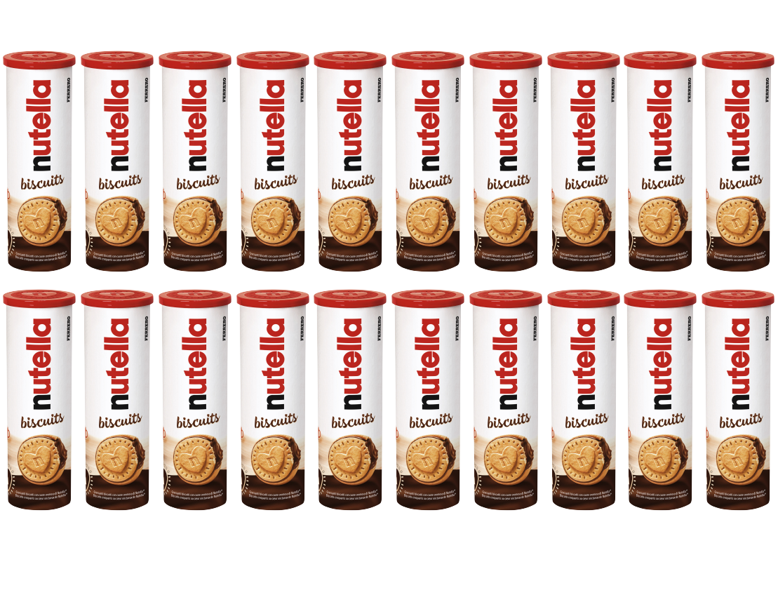 20 x Nutella Biscuits T12 - 166Gm