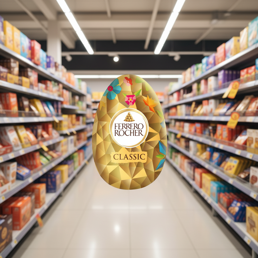 12 X Ferrero Rocher Naked Egg - 100Gm
