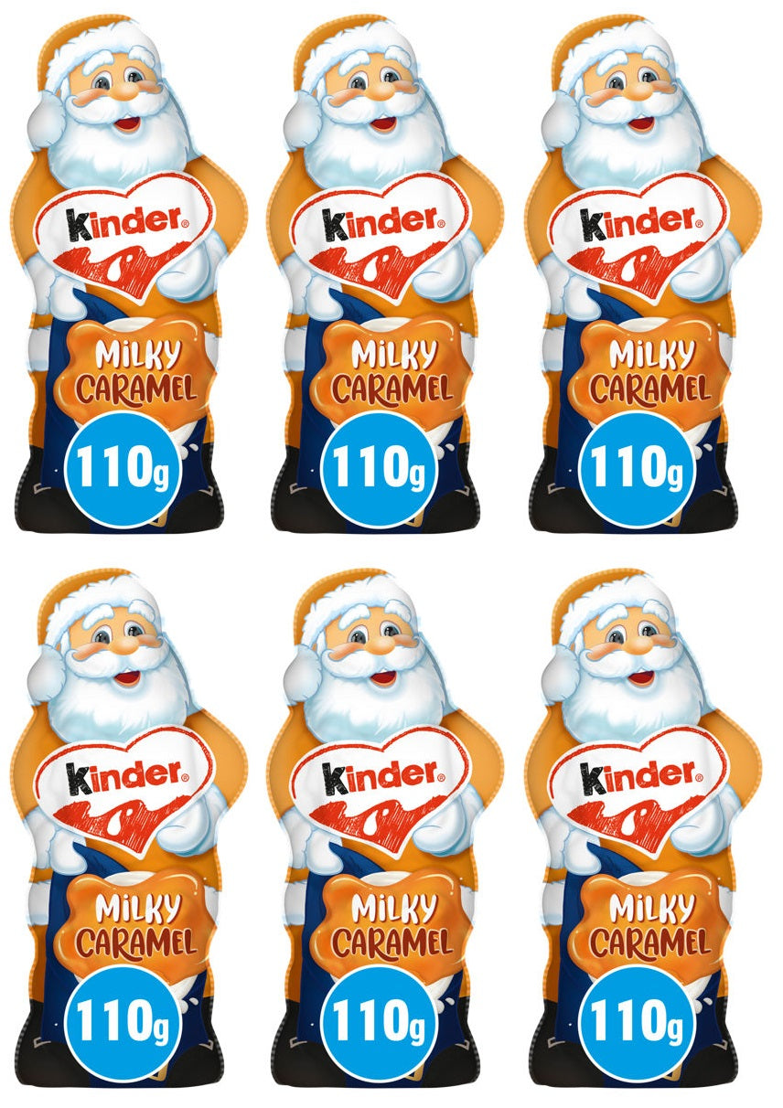 18 x Kinder Santa Figure Milky Caramel - 110GM