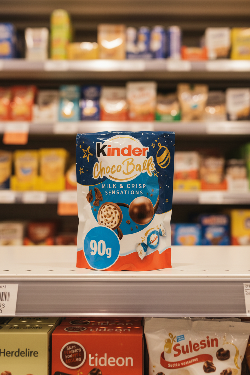 11 X Kinder Easter Choco Balls Milk & Crisp Sensations - 90Gm