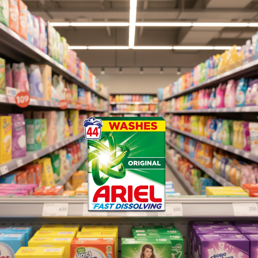 5 X Ariel Powder 44 Wash - 2.2Kg