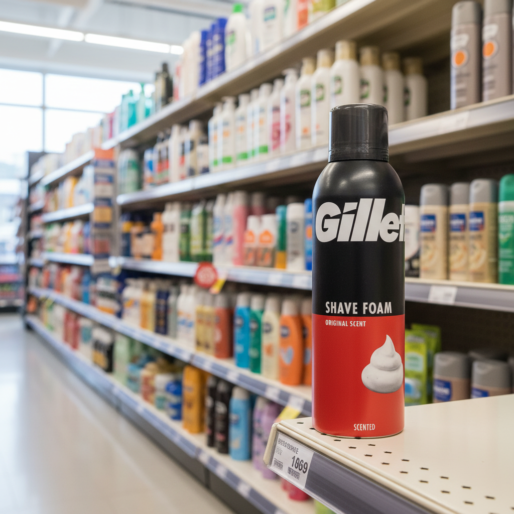 6 X Gillette Shave Foam Original - 250Ml