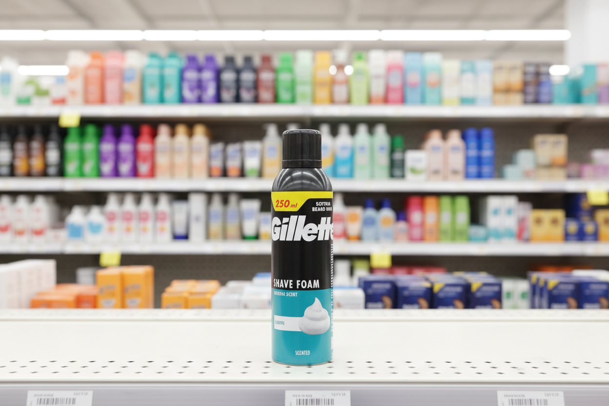 6 X Gillette Shave Foam Sensitive - 250Ml