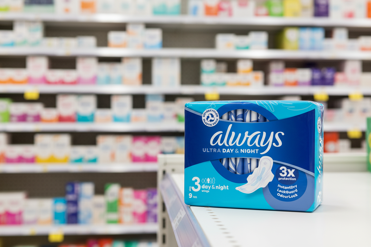 16 x Always Ultra Night - 9 Pack