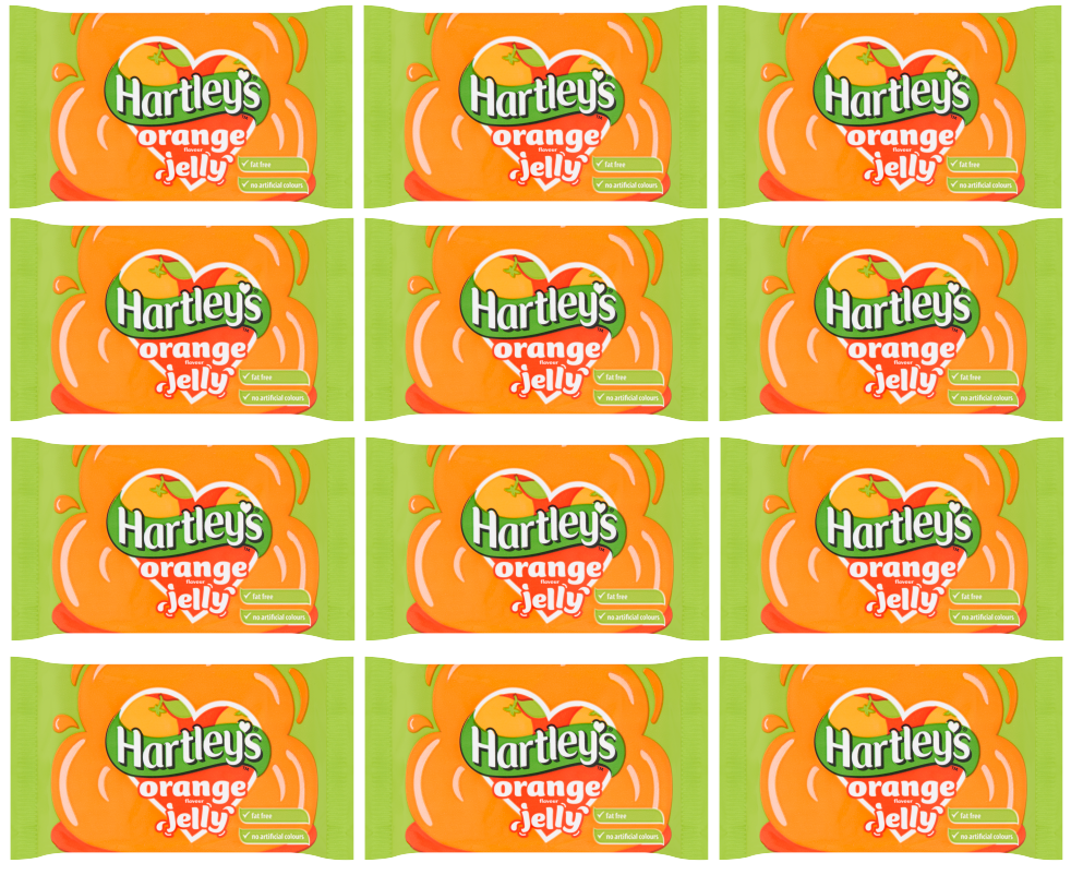 12 x Hartleys Jelly Orange Packet