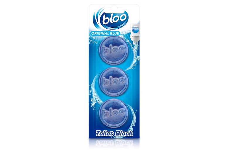 24 x Bloo Original Blue Toilet Blocks 3 X 38G