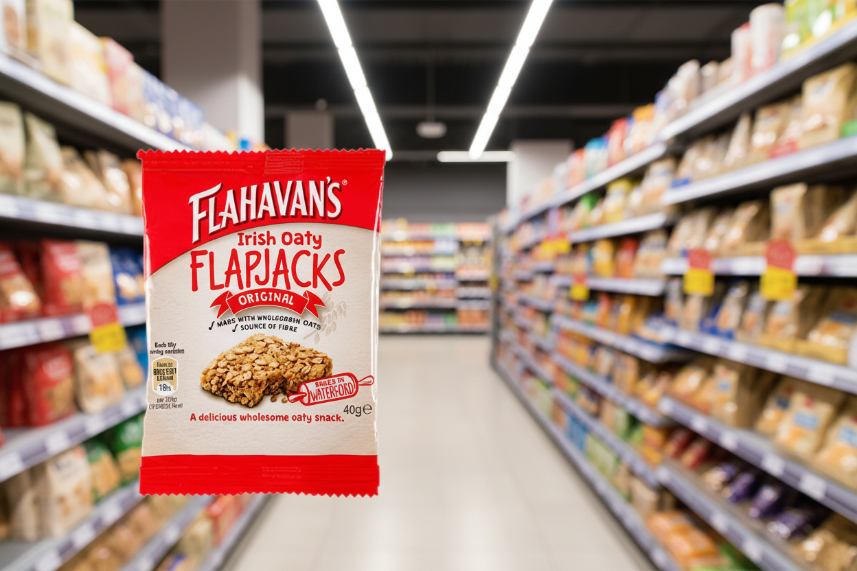 24 x Flahavan's Irish Oaty Flapjacks Original 40G