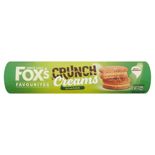 16 x Fox's Favourites Crunch Creams Ginger 200G