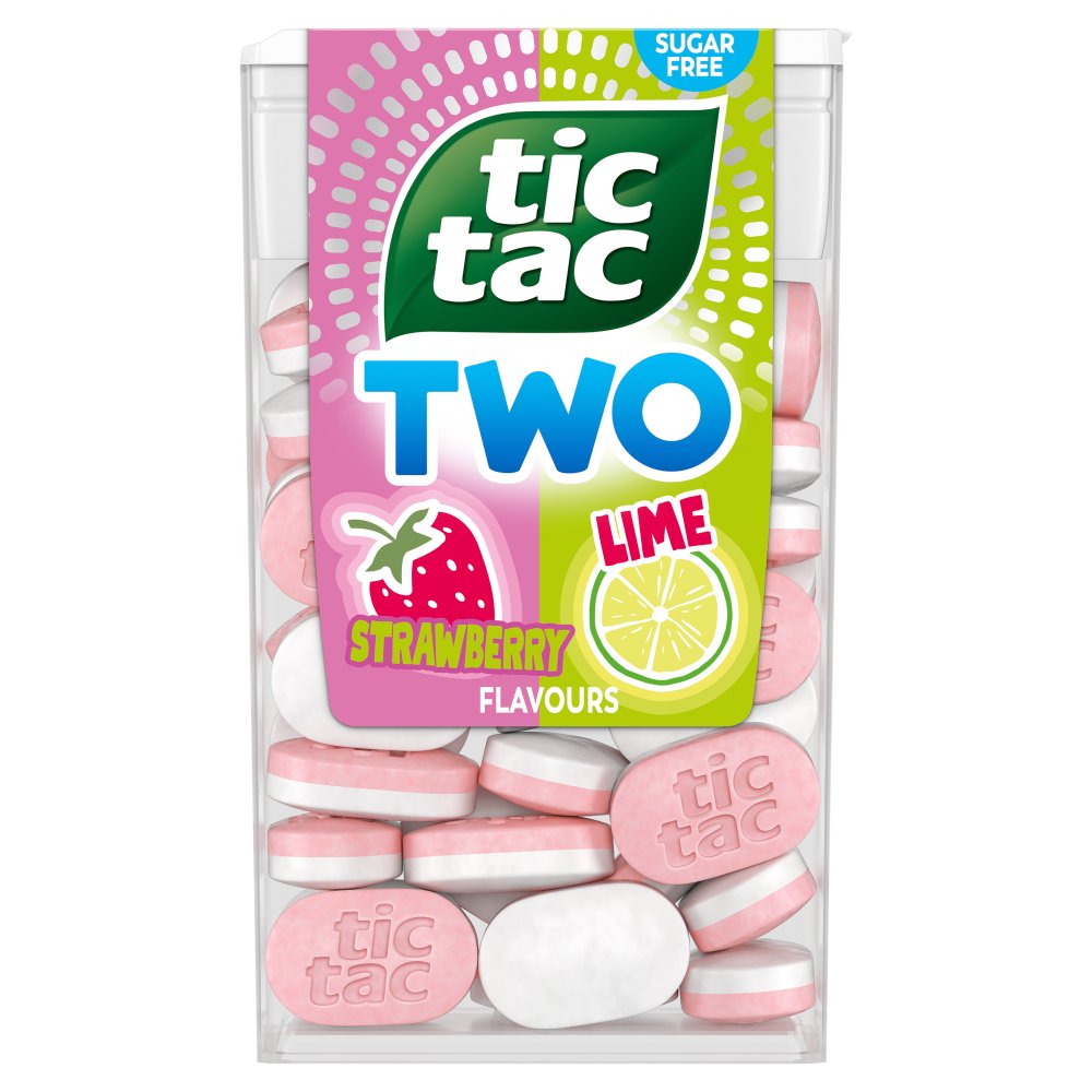 16 X Tic Tac Two Strawberry Lime - 38.5G