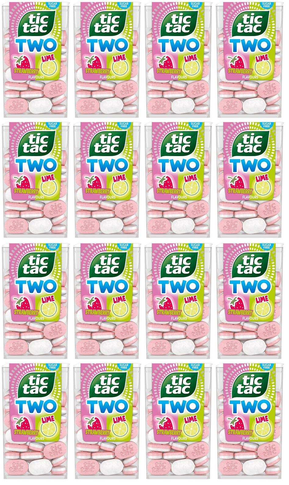16 X Tic Tac Two Strawberry Lime - 38.5G