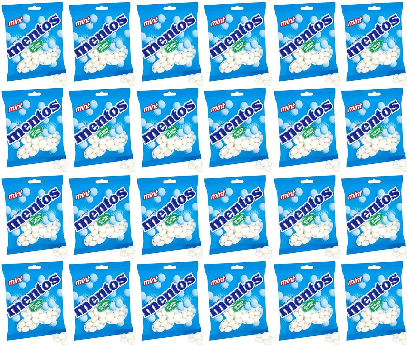 24 x Mentos Mint Bag  - 150GM