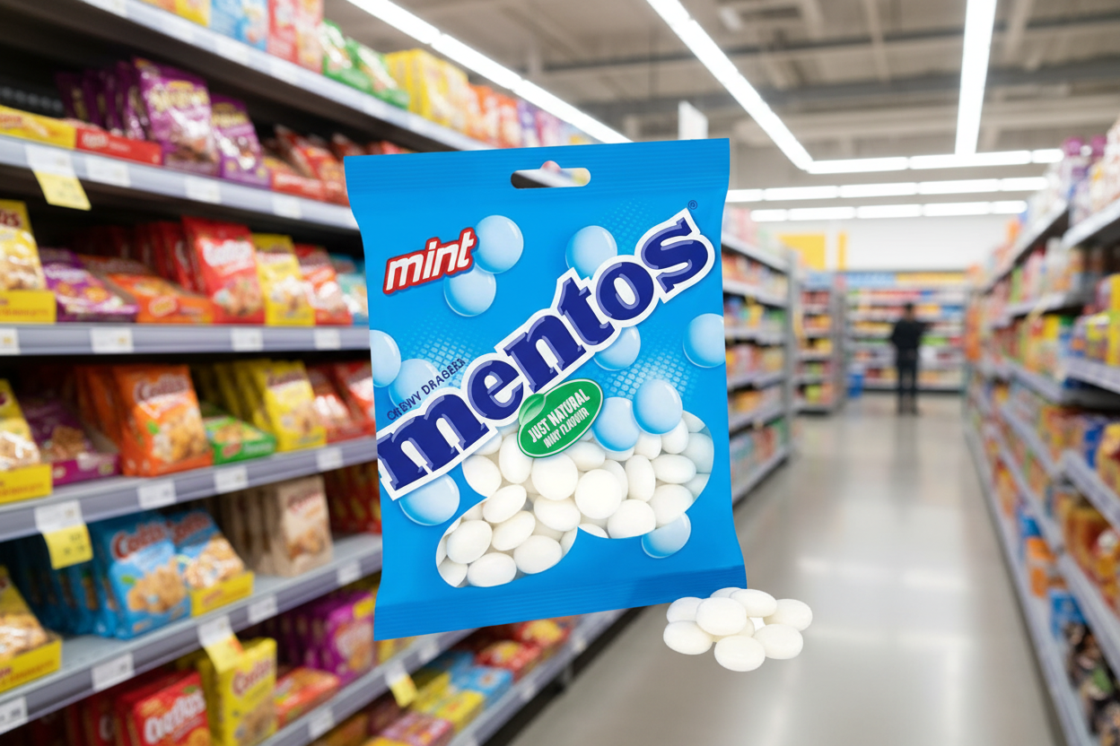 24 x Mentos Mint Bag  - 150GM