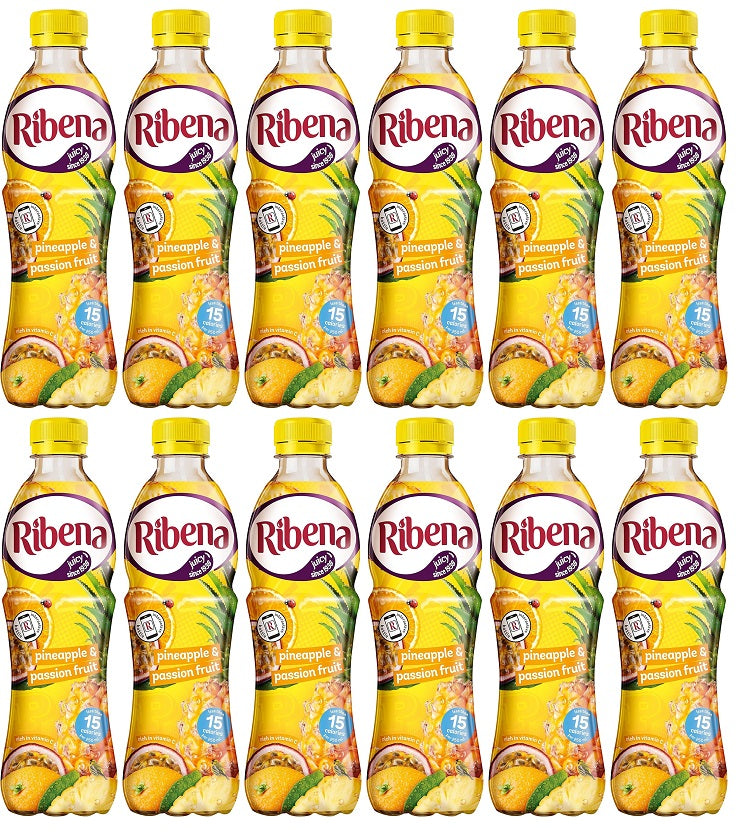 12 x Ribena Light Pineapple & Passionfruit - 500ML