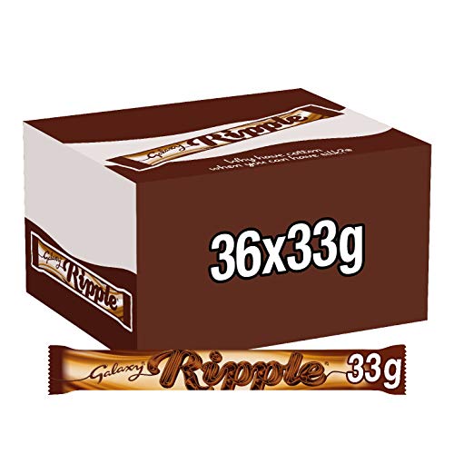 36 x Galaxy Ripple Milk Chocolate Snack Bar 30G