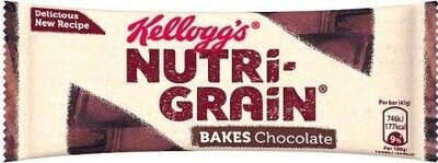 24 x Kellogg's Nutri-Grain Bakes Chocolate 45G