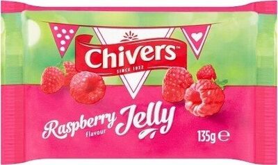 12 x Chivers Raspberry Flavour Jelly 135G