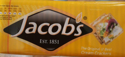 24 x Jacob's The Original & Best Cream Crackers 200G