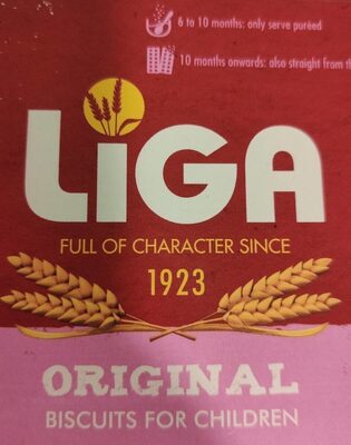 16 x Liga Original Biscuits For Children From 6 Months 175G