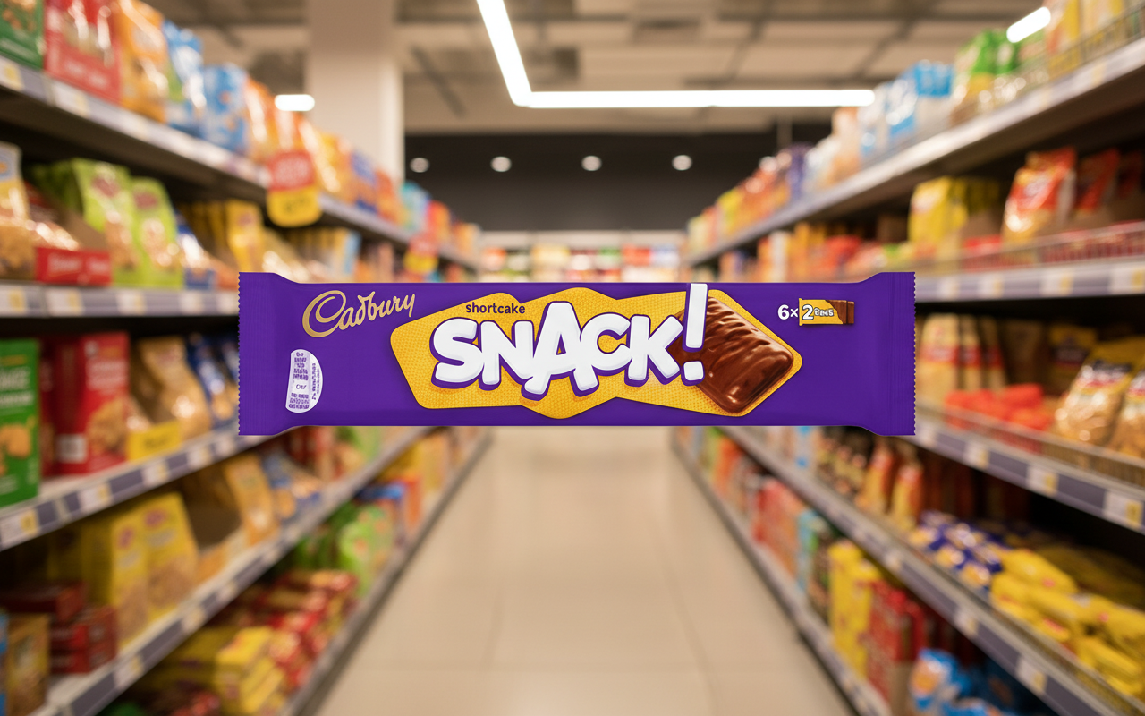 24 x Cadbury Snack Shortcake Chocolate Biscuit 6 Pack 120G