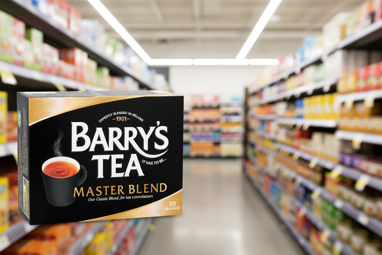 6 x Barry's Tea Master Blend 80 Teabags 250G