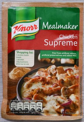 16 x Knorr Mealmaker Chicken Supreme 40G