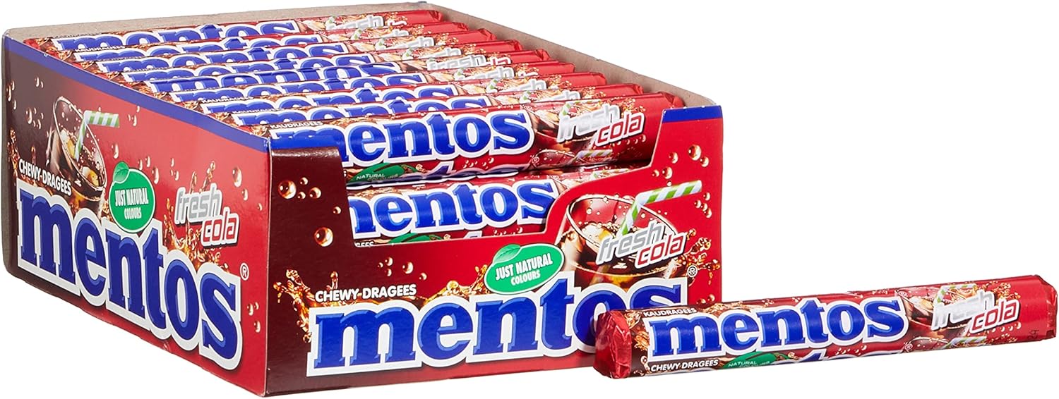 40 x Mentos Cola Rolls 38G