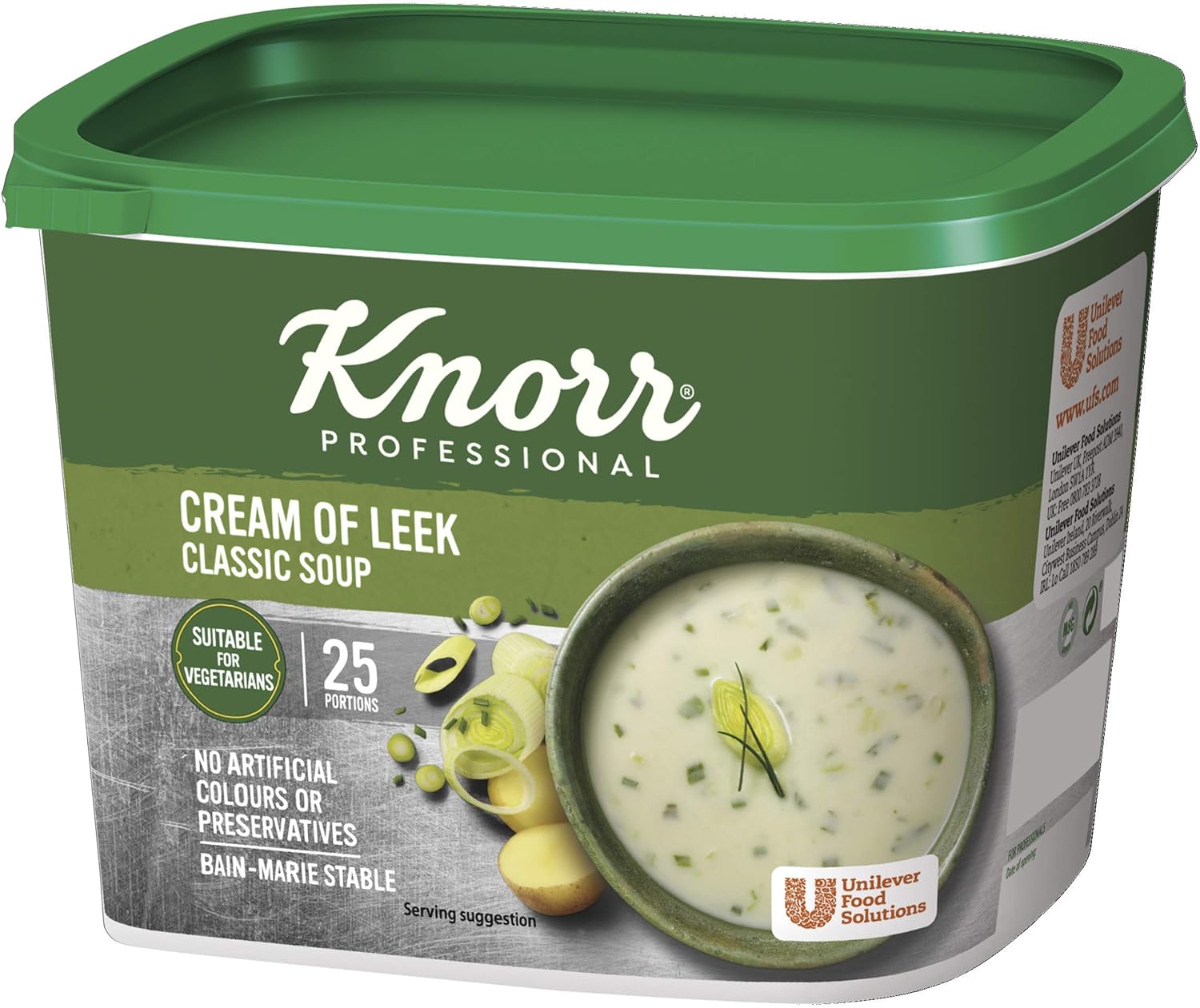 6 x Knorr Professional Classic Cream Of Leek Soup 25 Port