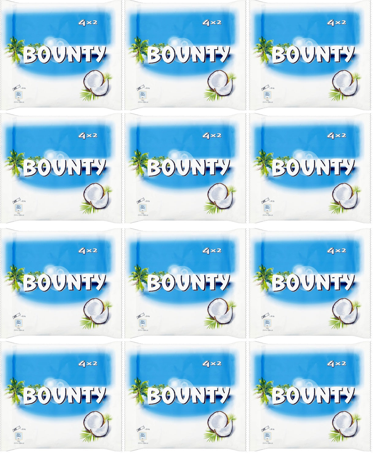 12 x Bounty 4 X 2 X 28.5G