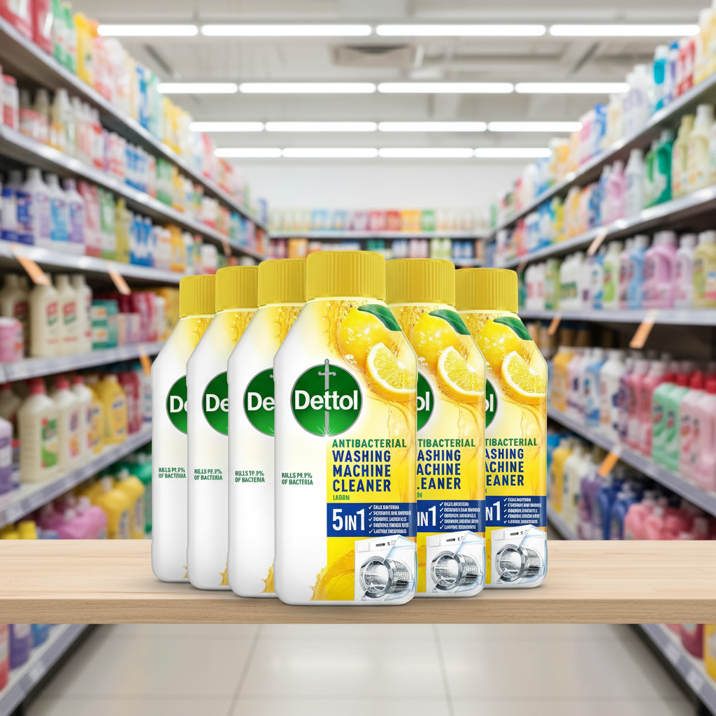 6 x Dettol Washing Machine Cleaner 250Ml