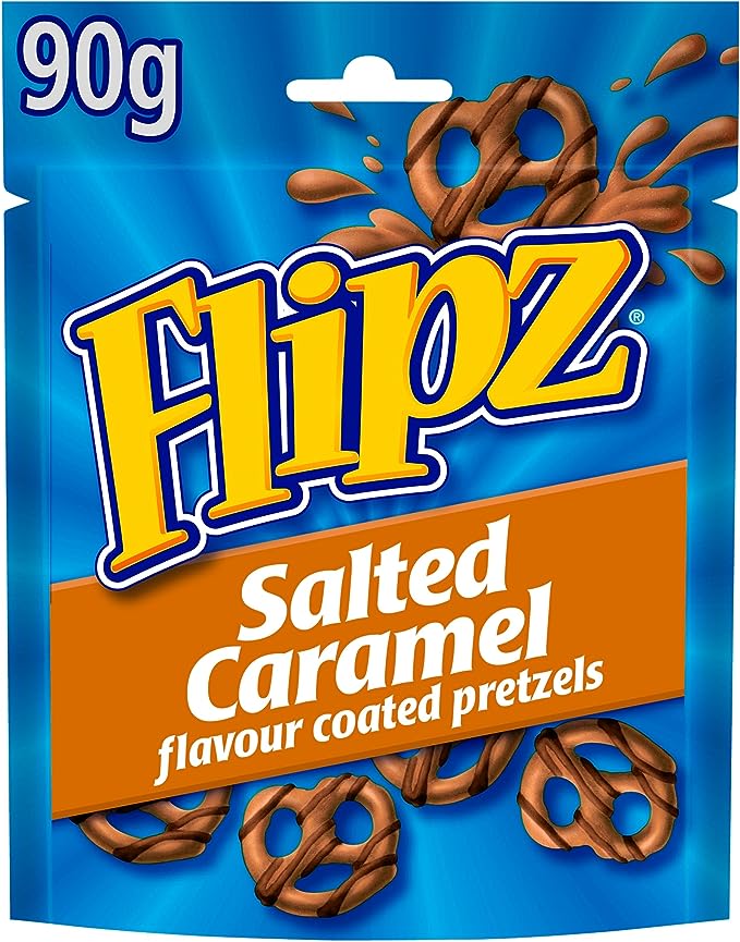 6 x Flipz Salted Caramel Pretzels 90G