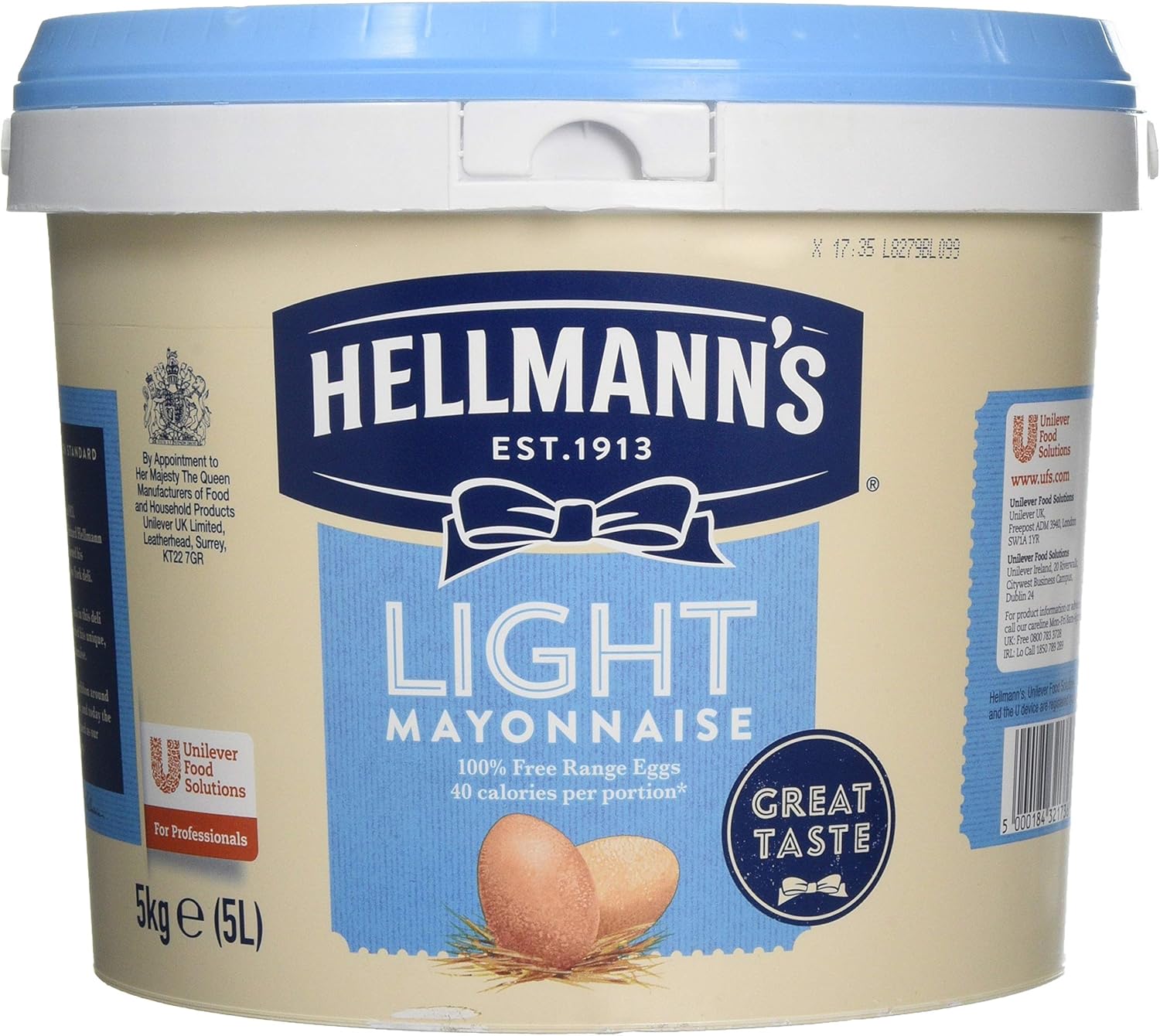 Hellmann's Light Mayonnaise 10L