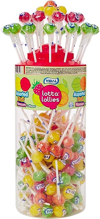 150 x Vidal Assorted Fruits Lollies