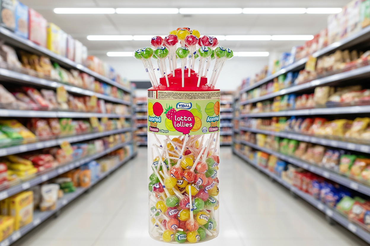 150 x Vidal Assorted Fruits Lollies