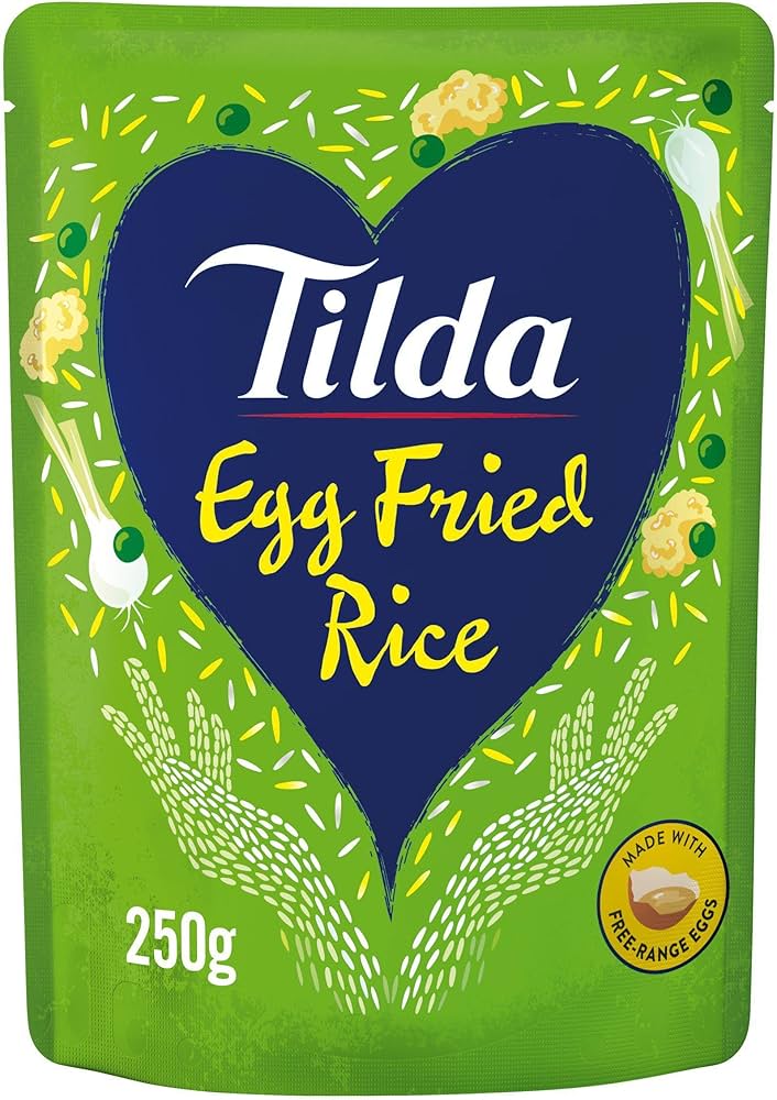 6 x Tilda Microwave  Rice Egg Fried - 250G