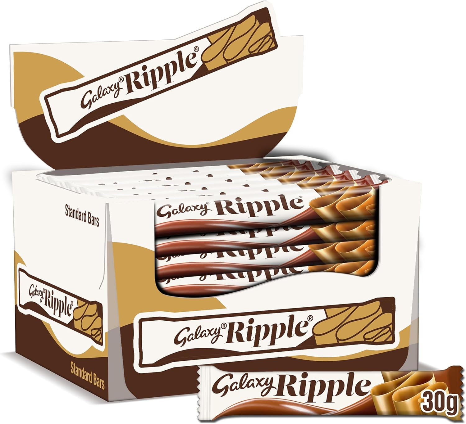 36 x Galaxy Ripple Chocolate Bar - 30GM