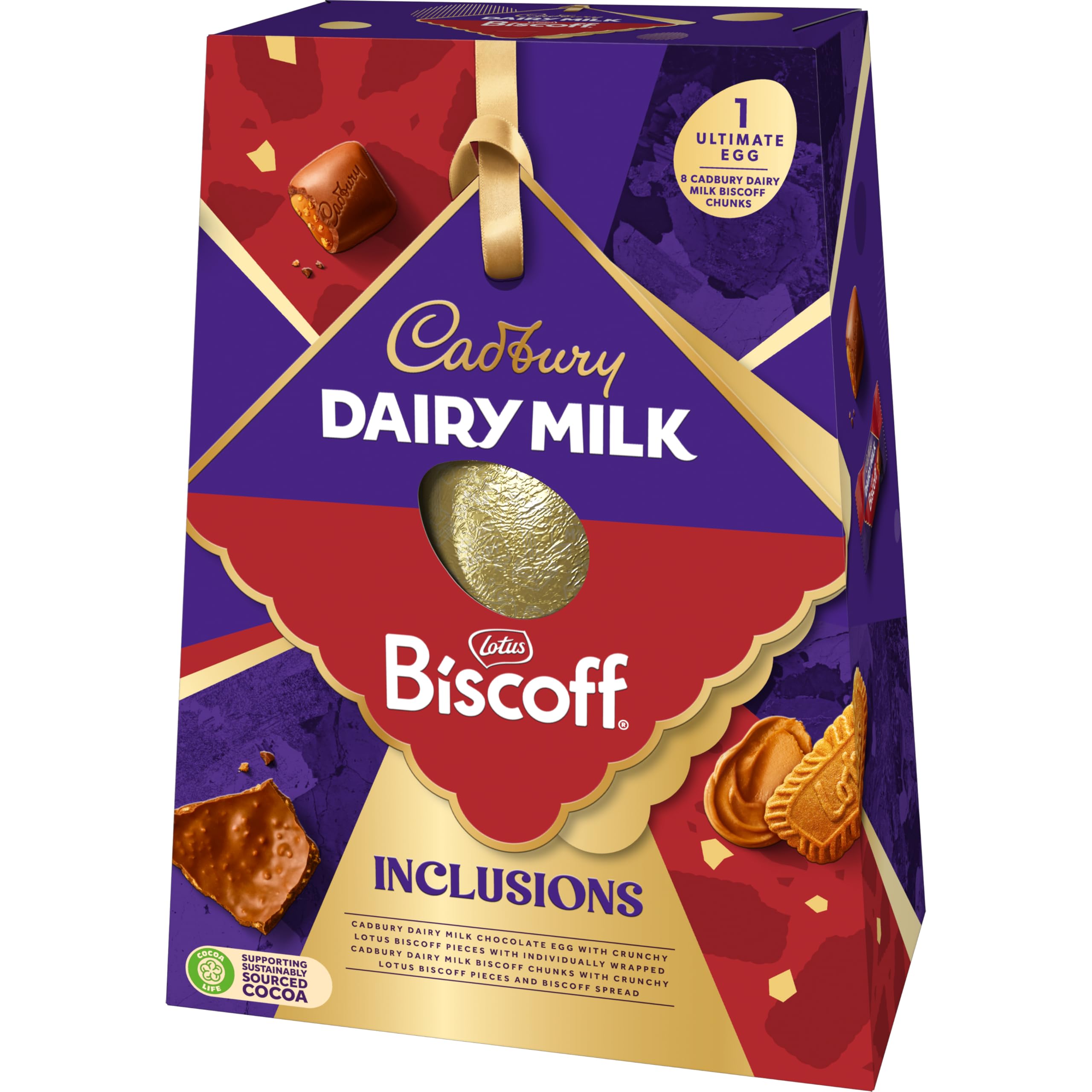 4 X Cadbury Biscoff Ultimate Egg - 296Gm