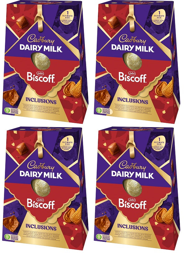 4 X Cadbury Biscoff Ultimate Egg - 296Gm