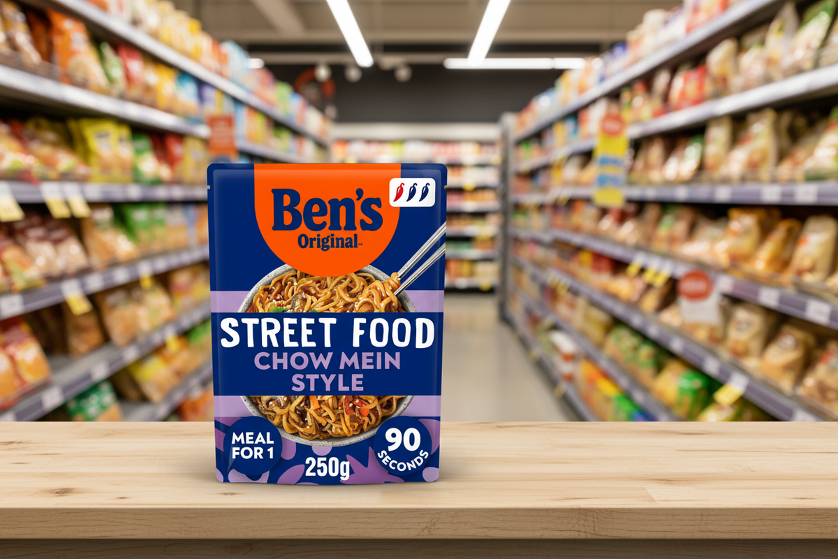 6 X Ben'S Original Rth Street Food Chow Mein Style - 250G