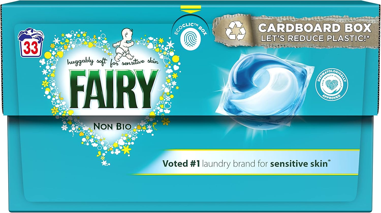 4 x Fairy Non Bio Pods - 33 PACK