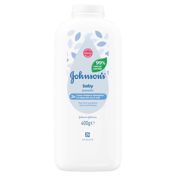 6 x Johnson S® Natural Baby Powder 400G