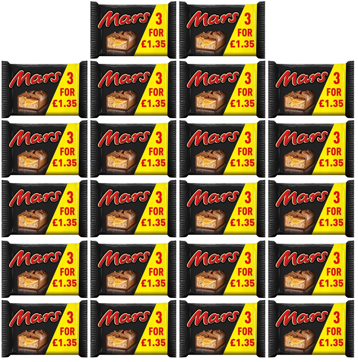 22 x Mars 3pk  - 118GM