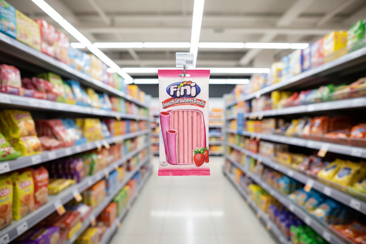 6 x Fini Smooth Strawberry Pencils 160G