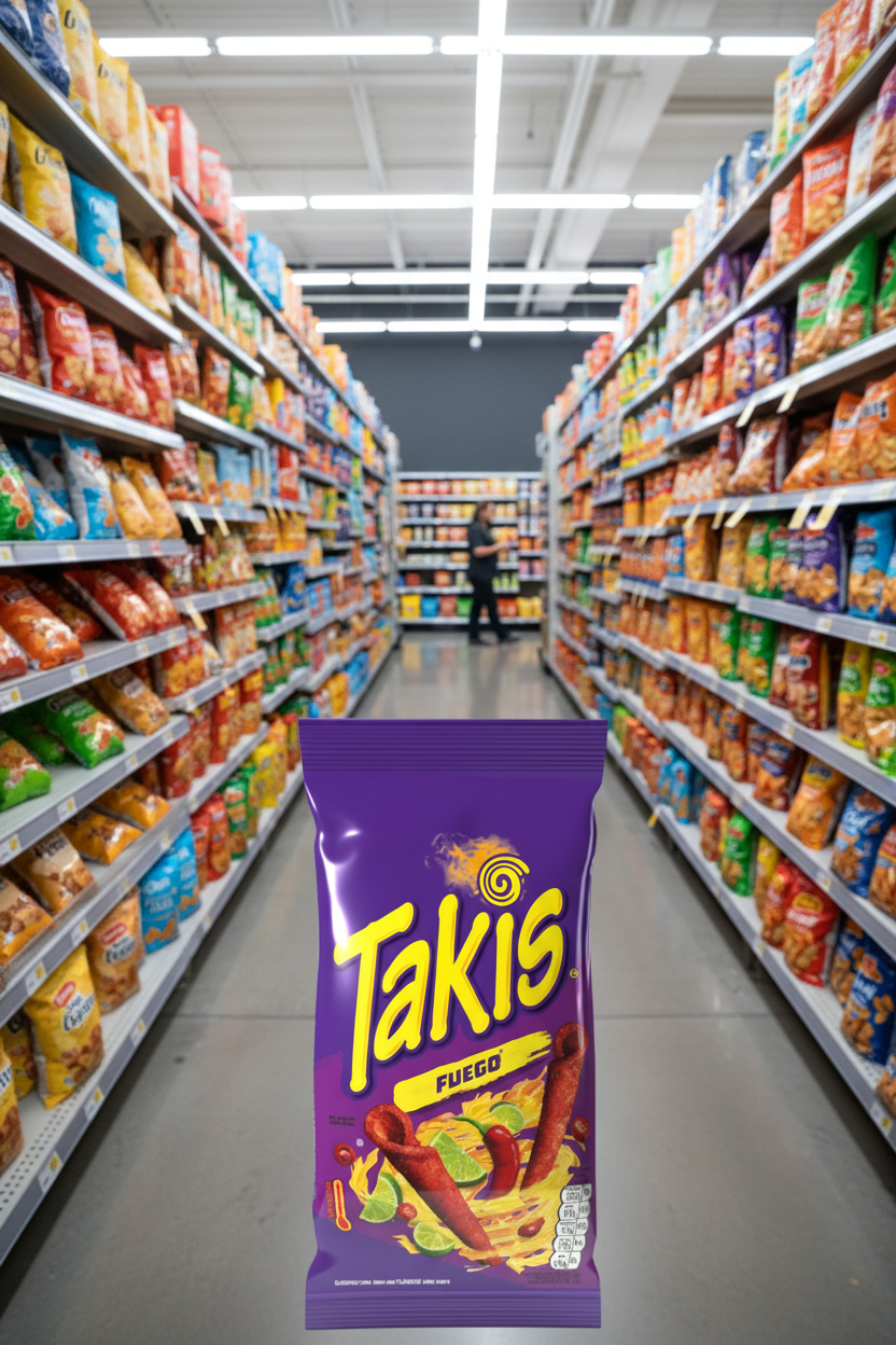 18 x Takis Fuego Chilli & Lime Snack - 100GM