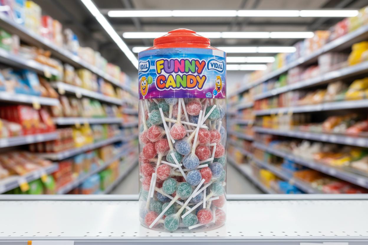 150 x Vidal Tongue Painter Lollies Each