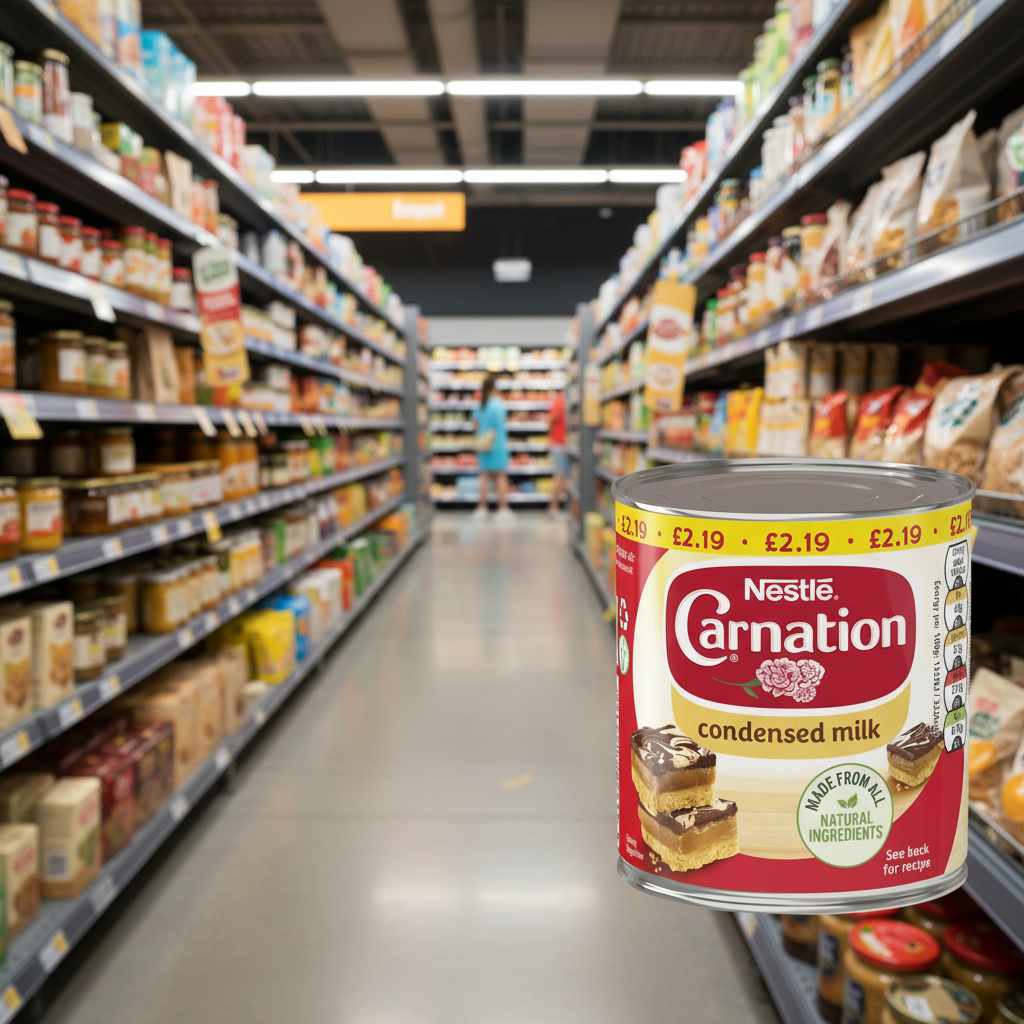 6 X Carnation Sweetened Condensed Milk - 397Gm