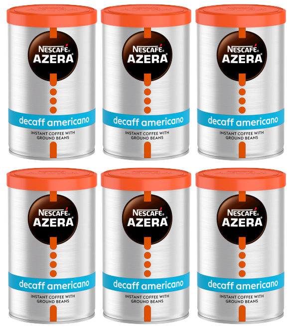 6 X Nescafe Azera Americano Decaff 90G