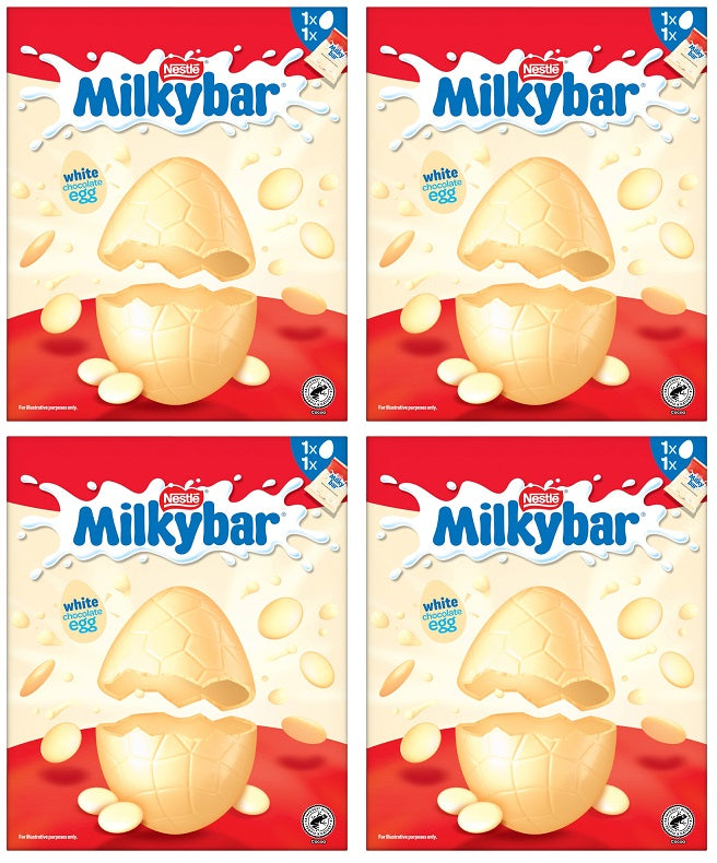 4 X Milkybar Large Egg - 180Gm